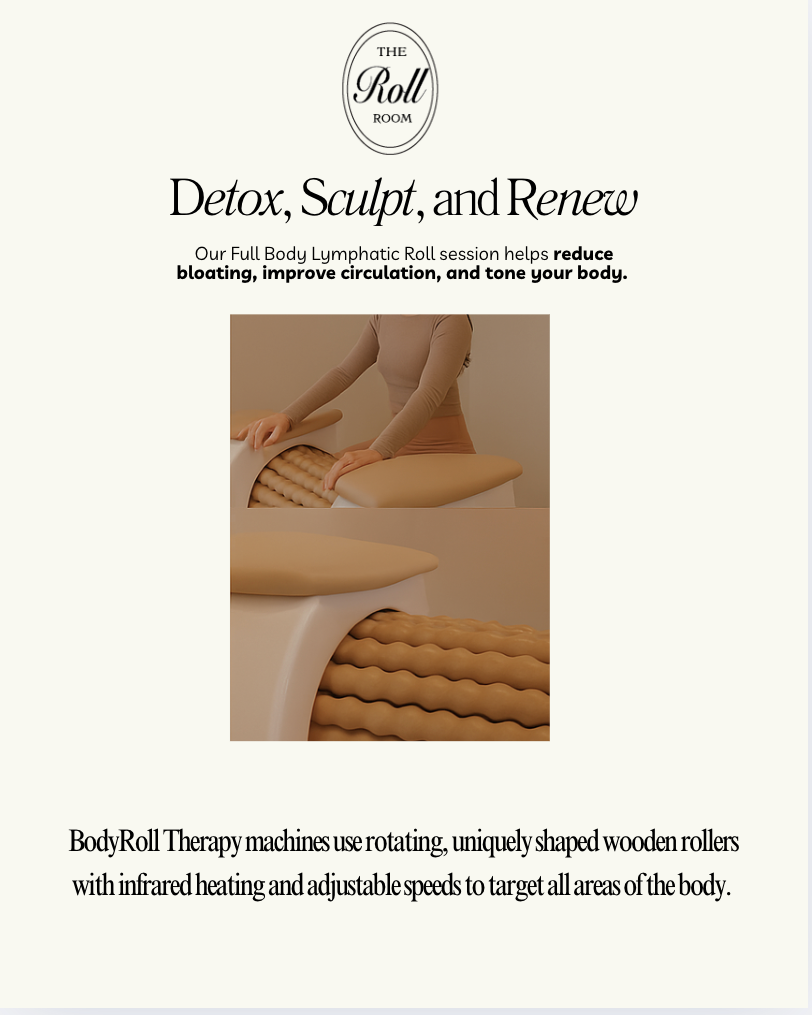 The Roll Room's Body Roll Therapy Service (Express Roll 30 Mins)