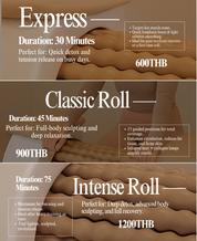 The Roll Room's Body Roll Therapy Service (Express Roll 30 Mins)