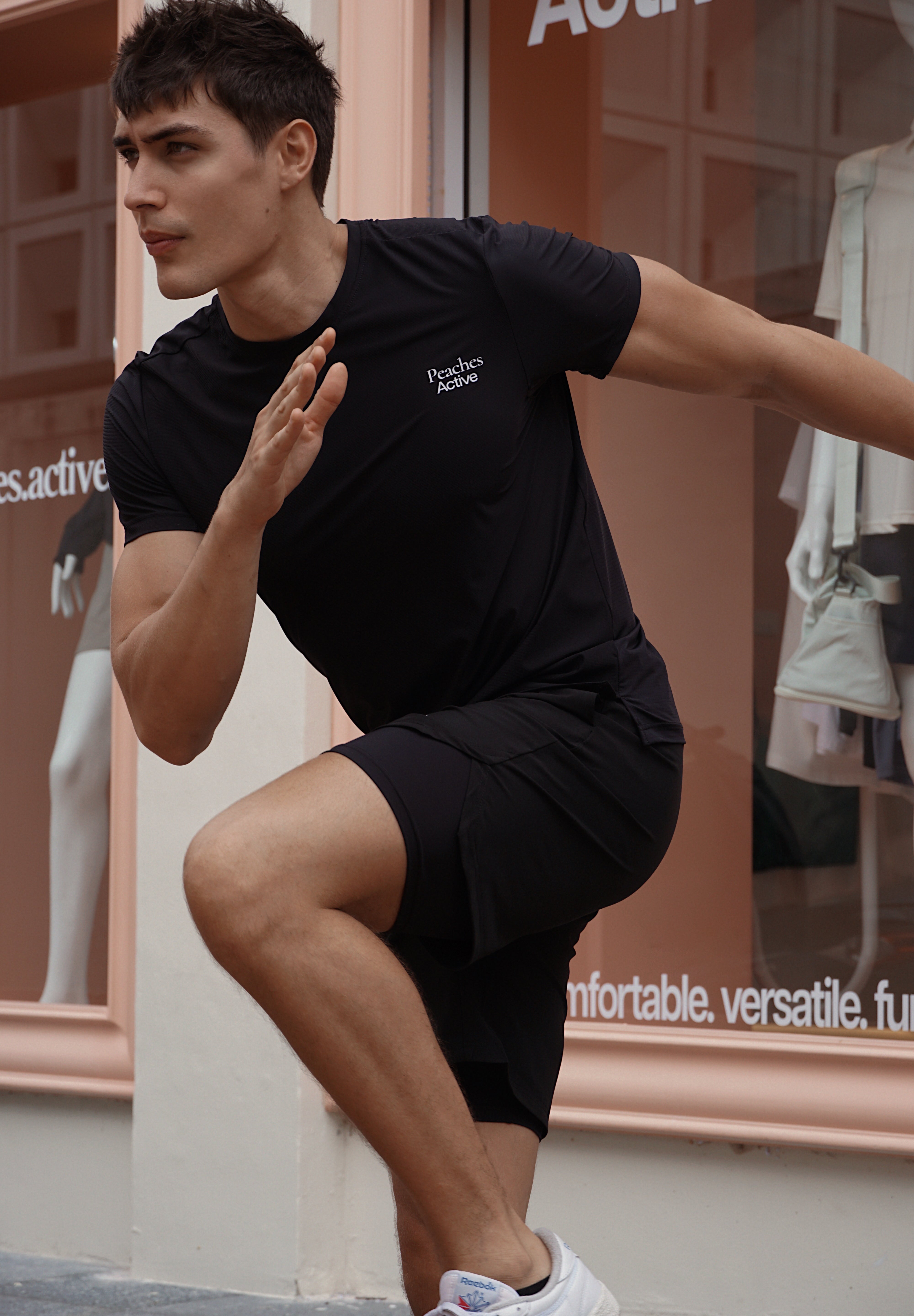 Peaches Men- Sport Crew Neck Tee