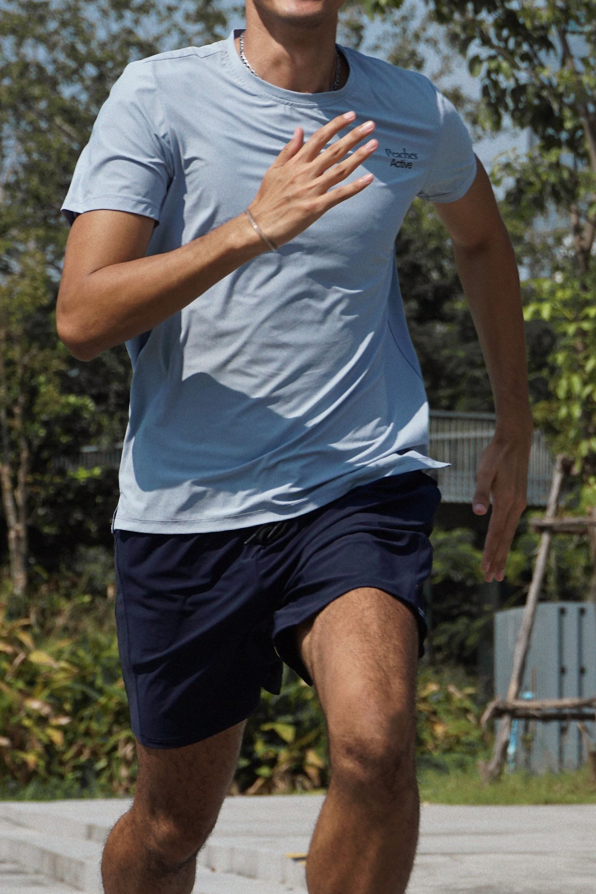 Peaches Men- Sport Crew Neck Tee