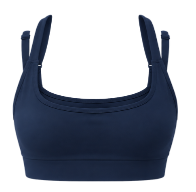 Peaches Active - Paris Double Layer Bra Solid Edition 2 Ink Navy