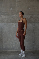 High-Waisted Sculpting Leggings – Fold-Over