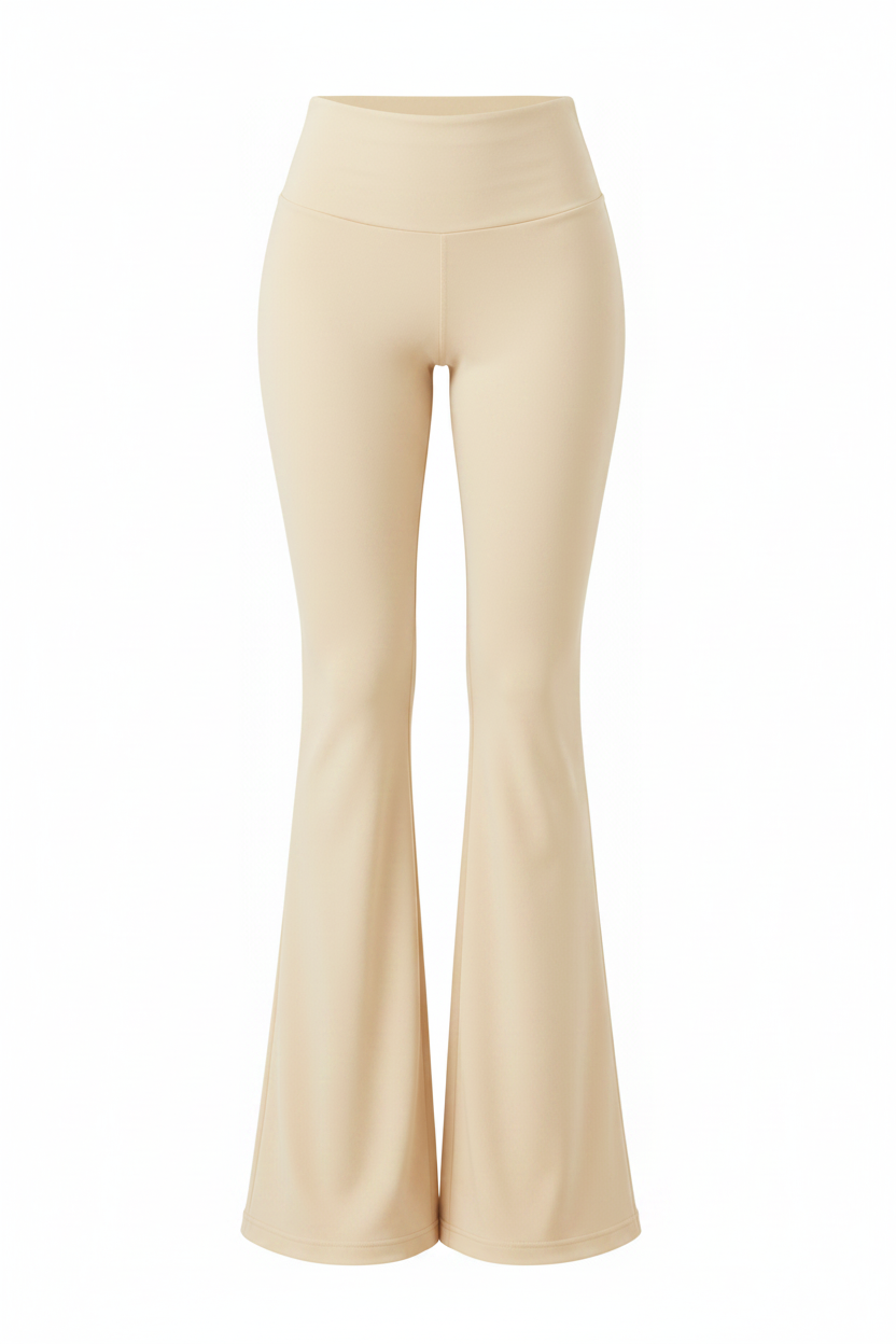 Flare Yoga Pants Cream