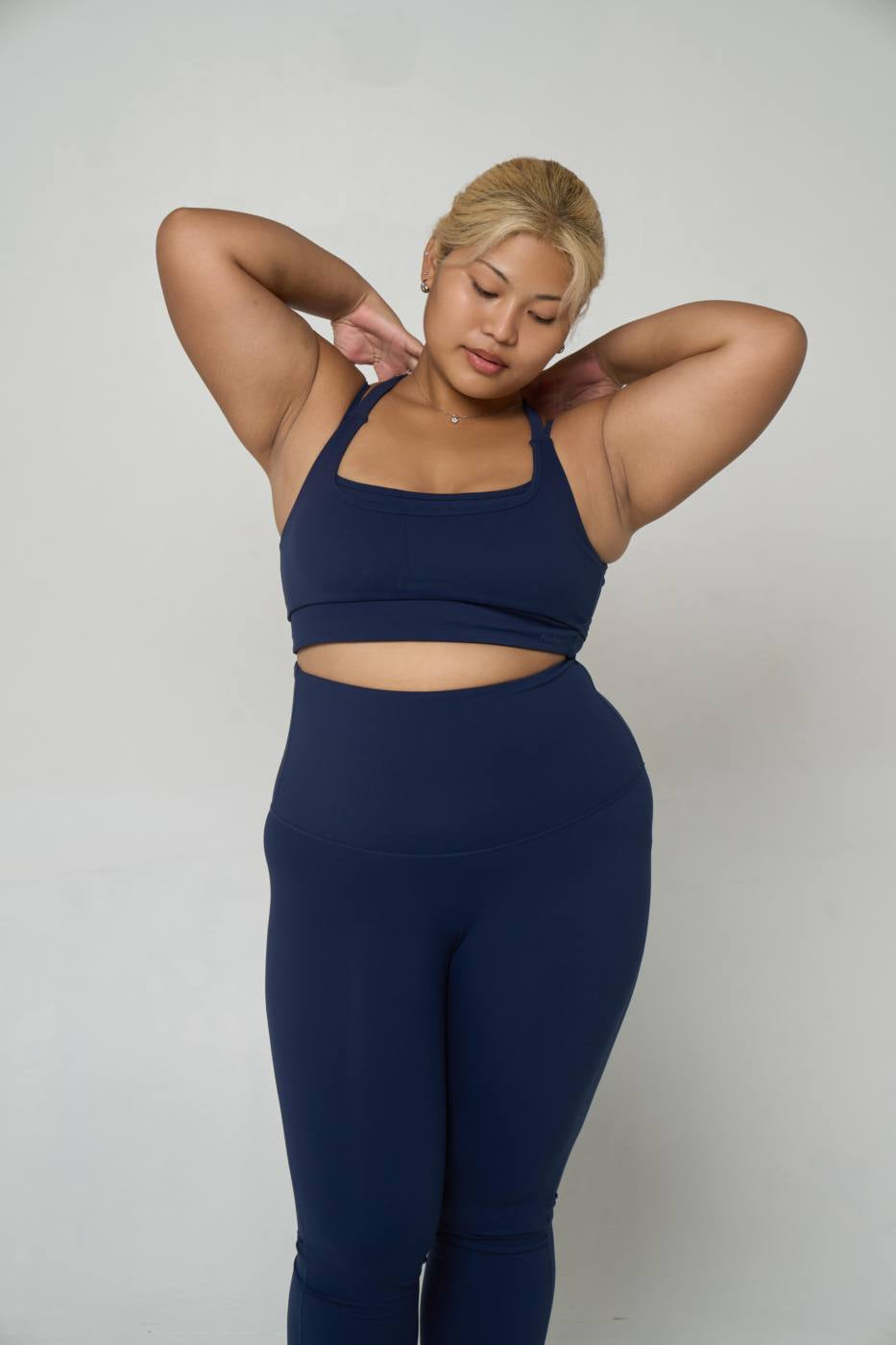 Peaches Active - Paris Double Layer Bra Solid Edition 2 Ink Navy