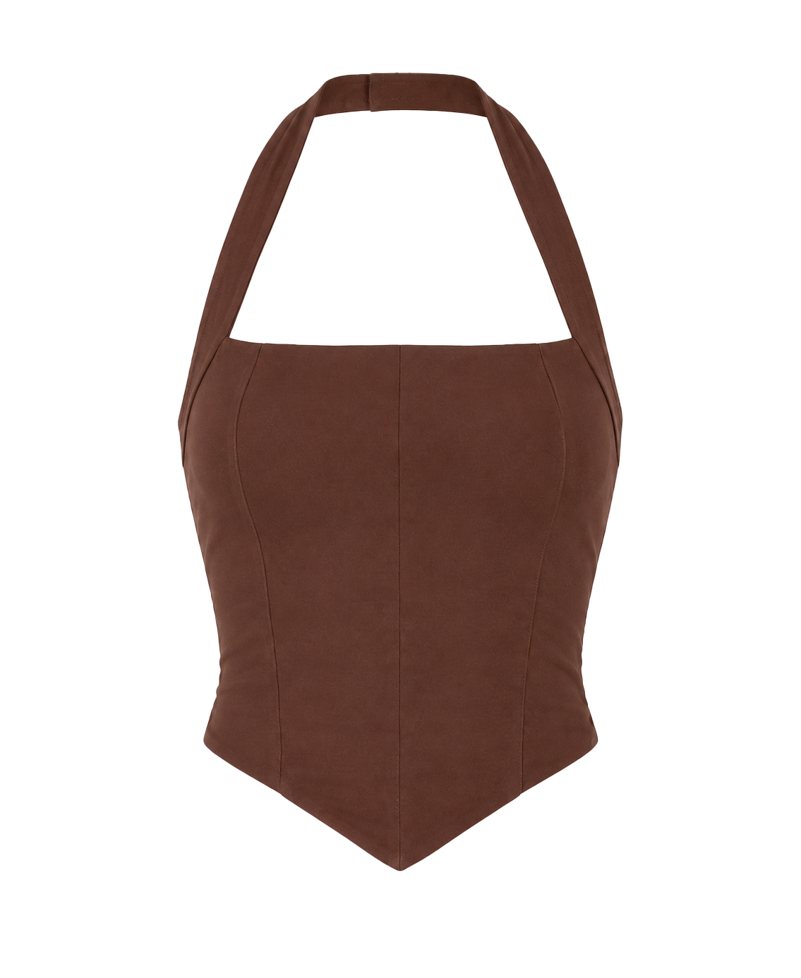 The Halter V Corset Crop